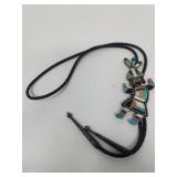 Vintage Zuni style sterling silver turquoise,