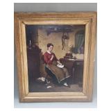 Oil on canvas painting after Meyer von Bremen