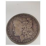 1884 Morgan silver  coin