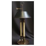Chapman brass bouillotte table lamp