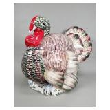 Vintage ceramic turkey tureen