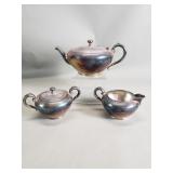 Vintage Wallace Brothers silver plate tea set