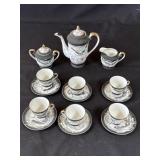 Vintage Japanese ceramic tea set