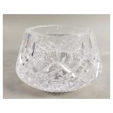 Signed crystal bowl