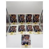 9x Reggie Miller 1990 Fleer basketball