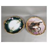 Pair of vintage Limoges France porcelain plates