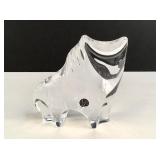 Vintage German 24% lead crystal lion