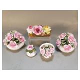 Group of Aynsley English porcelain hand modelled