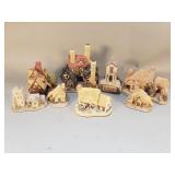 Group of vintage David Winter handmade