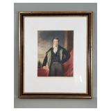 Vintage pencil signed lithograph
