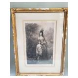 Signed Charles Albert Waltner etching