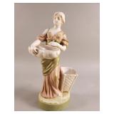 Royal Dux porcelain figural vase