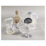 Group of vintage perfume bottles