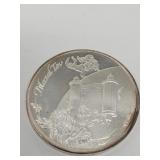 1992 commemorative  silver coin