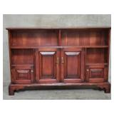 Vintage mahogany entry console table