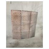 3 panel  metal  folding  screen