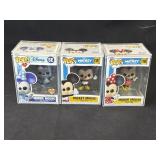 Lot of 3 Disney Funko Pops
