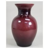 Vintage purple glass vase