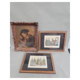 Three vintage prints
