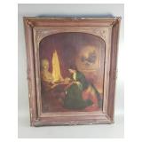 Vintage oil on canvas