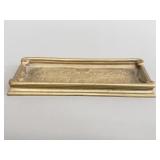 Antique brass trinket tray