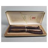 Vintage cross 14K gold filled pen and mechanical