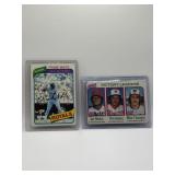 2x 1980 Topps Baseball Cards