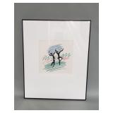Picasso style lithograph