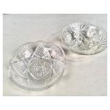 Antique American brilliant cut glass bowl