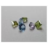 6.70ctw mixed spinel gemstones