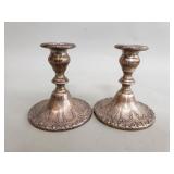 Gorham weighted sterling silver candlesticks