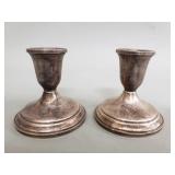Towle weighted sterling silver candlesticks