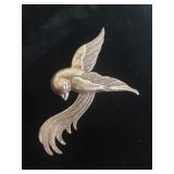 Vintage Taxco (Mexico) sterling silver bird brooch