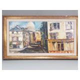 Signed "Lefevre" Impasto oil on canvas painting
