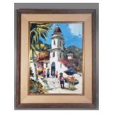 Paul Blaine Henrie signed painting oil on canvas