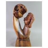 Vintage rarved wood sculpture
