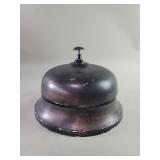 Brass tone aluminum hotel bell