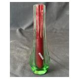 Vintage Murano glass bud vase