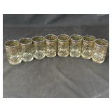 Lot of 8 Mid Century-Modern glasses