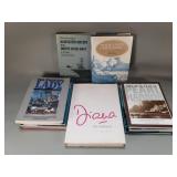Group of books, "Diana the Portrait", military