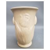 Vintage yellow pottery vase by McCoy