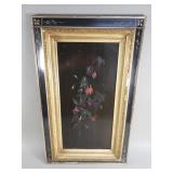 Antique oil painting on board