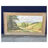 Vintage framed print