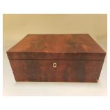 Antique Edwardian handmade mahogany work box