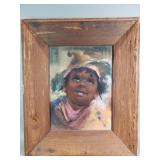 John Colman Burroughs signed pastel on paper