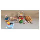 Group of vintage wind-up toys