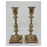 Pair of vintage brass candlesticks