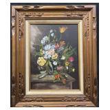 Vintage framed, signed oil on canvas painting