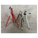 Group of vintage metal tripods, Star D by
