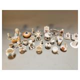 Group of vintage English porcelain miniatures